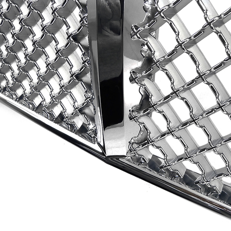 Spec-D Tuning 05-10 Dodge Charger Mesh Grill Chrome HG-CHG05C